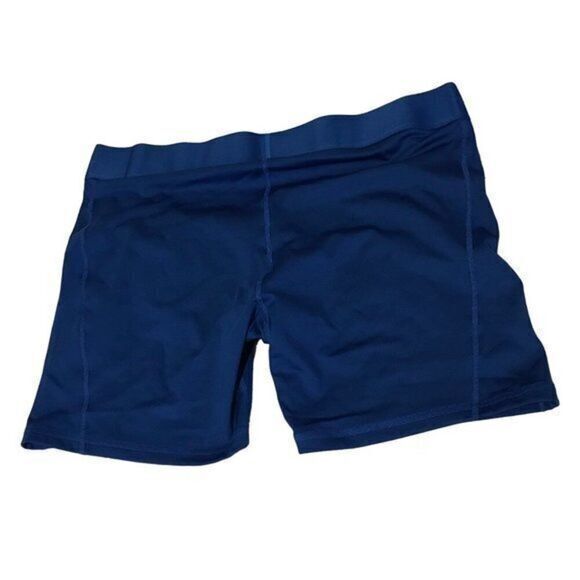 Adidas Womens Plus Size 2X Blue Volleyball 4" Tights Shorts - Picture 3 of 3